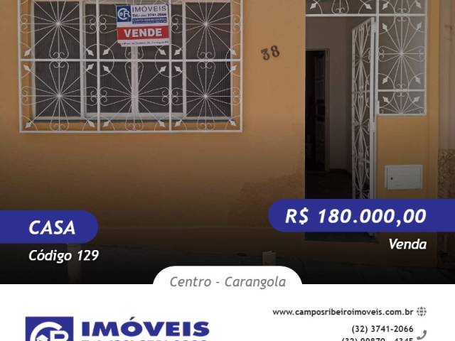 Venda em Centro - Carangola